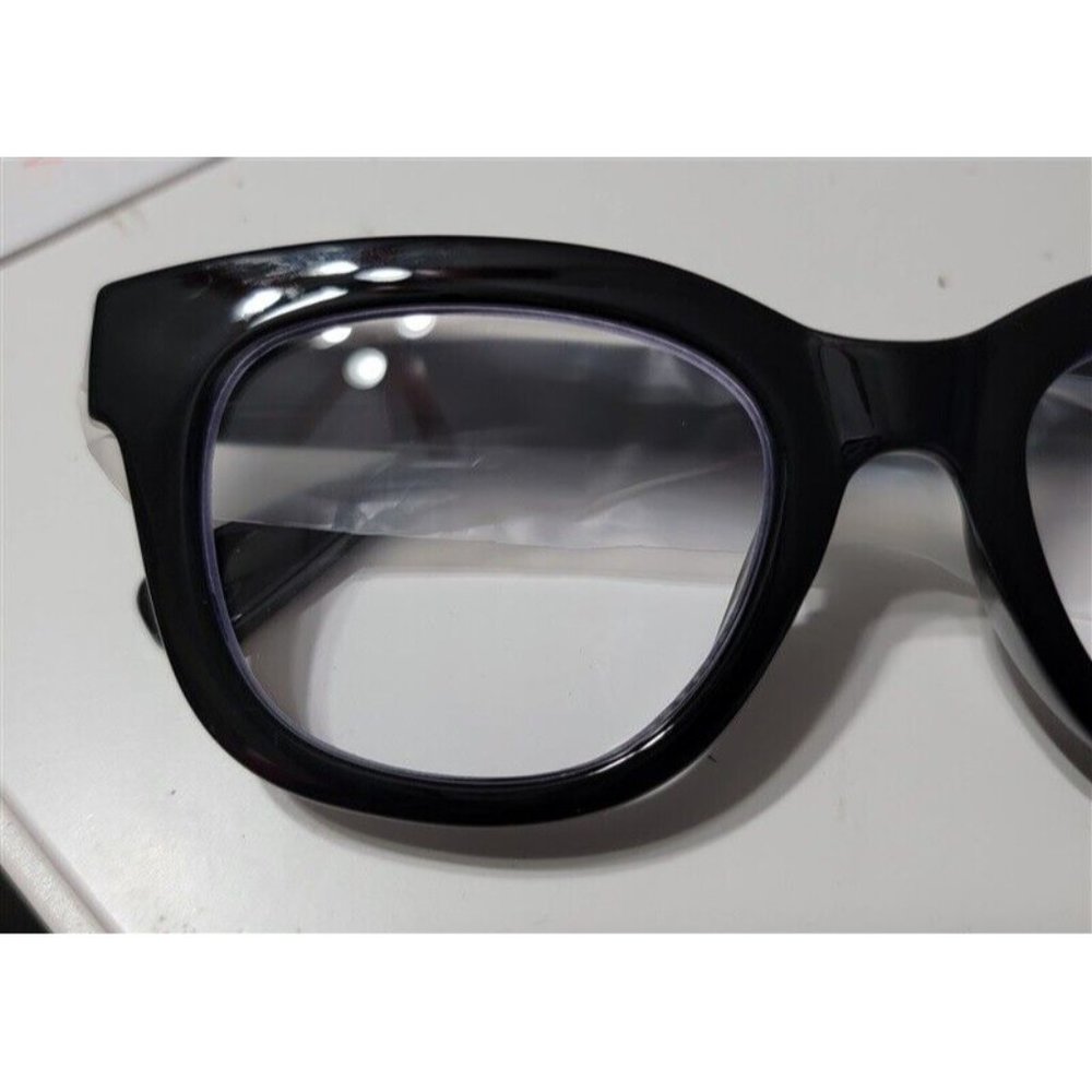 NWT EyeKepper Black Nerd 1.25 Cat Eye Thick Reading Nerd Glasses 113242